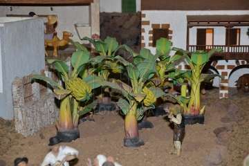 Encendido de la decoración navideña e inauguración del belén canario de Los Llanos  (Foto Francisco Javier Santana)